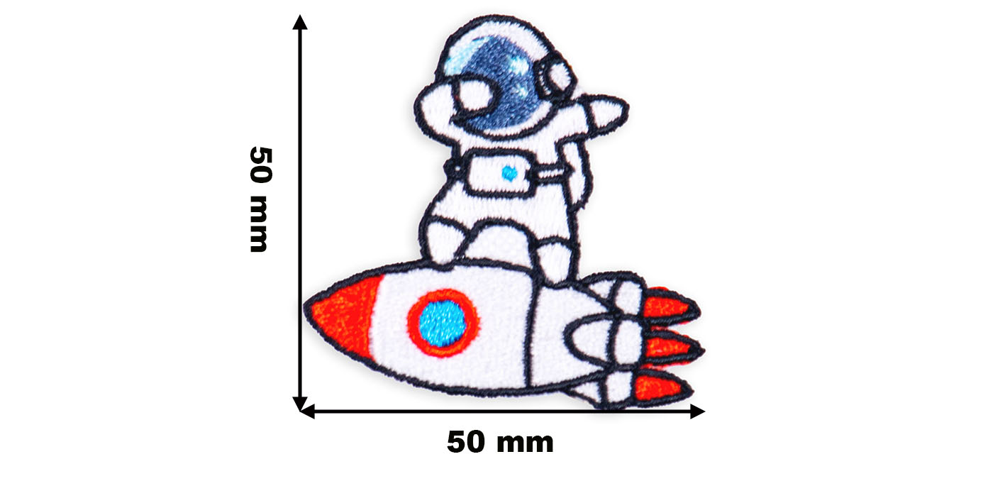 naszywka naprasowanka kosmita astronauta
